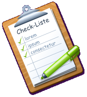 Check-Liste lorem ipsum consectetur